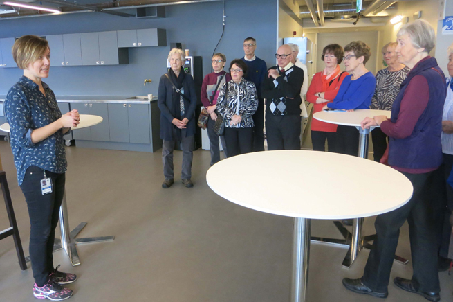 Katrin Sten informerade på Sliperiet. Foto Dag Magnusson