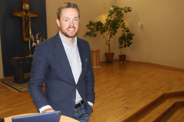 Projektledare Joakim Berg. Foto Dag Magnusson