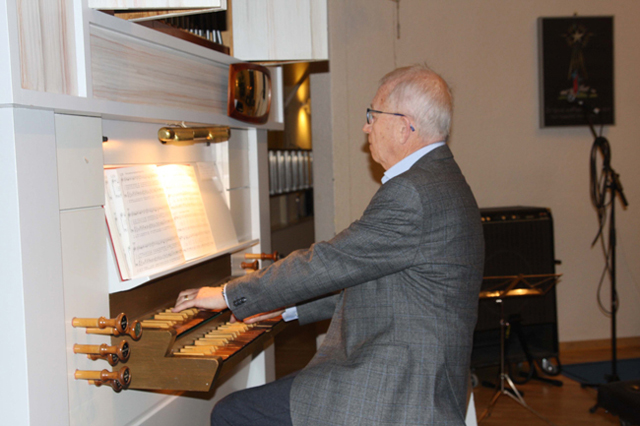 Organist Jan Erik Ögren. Foto Dag Magnusson