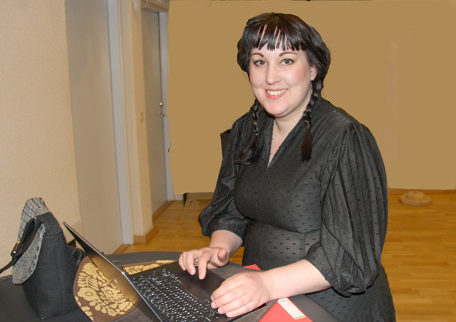 Mina Widding berättade om: Att skriva minnen. Foto Dag Magnusson