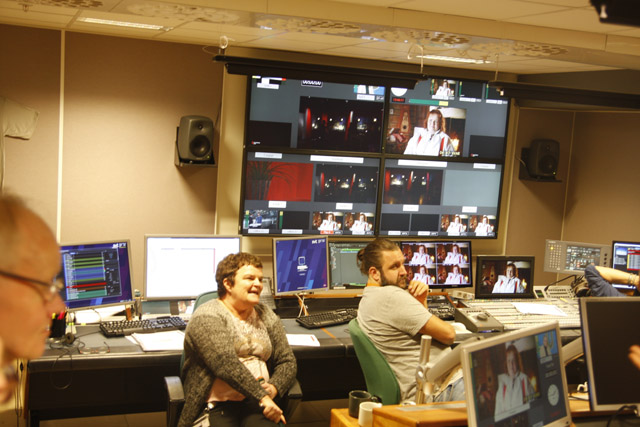 Sveriges Television kontrollrummet