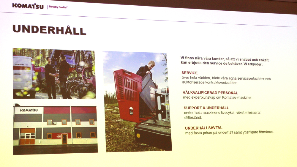 Underhåll Komatsu