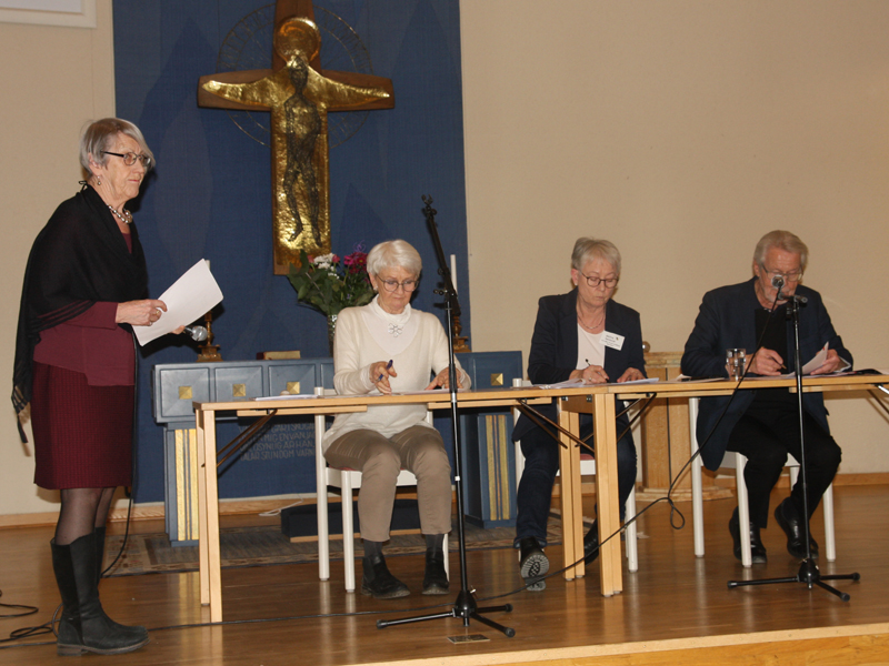 Margaretha Antonson, Kerstin Fahlman Noord, Ann Mari Sund Lundberg och Willy Brändström